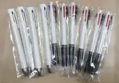 3色ボールペン 10本セット 製薬会社ノベルティ―