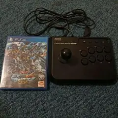 PS4　ガンダム　マキシブーストON　HORI ファイティングスティックmini