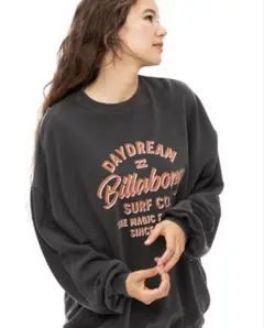 ビラボン DOUBLE LAYER LOGO SWEAT CREW トレーナー