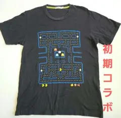 初期コラボ ユニクロ×パックマン Tシャツ　黒　M サイズ