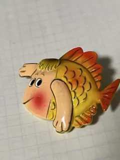 泳げたい焼きくんピンバッジ - メルカリ