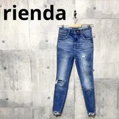 rienda リエンダ レディース ダメージスキニーデニム スキニージーンズのサムネイル