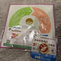 ポケモン 一番くじ　30周年　ハンドタオル メタルチャーム