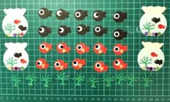 金魚すくい ペーパークラフト セットのサムネイル