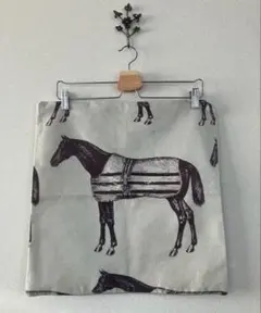 馬柄クッションカバー 45✖️45