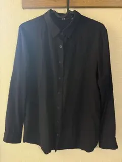 UNIQLO 長袖シャツ ネイビー