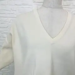 アダムエロペ　Vネック半袖Tシャツカットソー