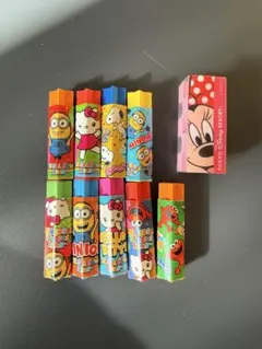 キャラクター　消しゴム　セット