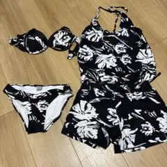 花柄セパレート水着セット Lサイズ