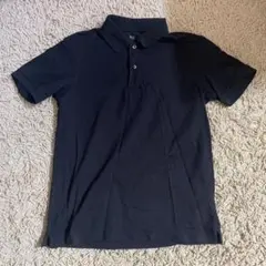 ユニクロ ドライカノコポロシャツ 半袖 ネイビー レディース M