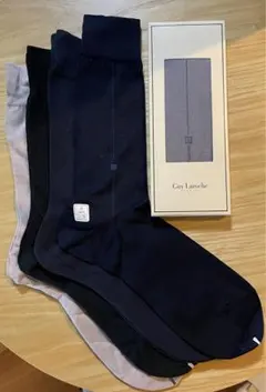 【ゆう様専用】紳士用ソックス　黒と紺　3足のみ