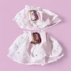 bijou ribbon lace cuffs ベビーピンク　おそでとめのサムネイル