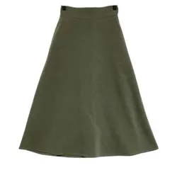 エヌドット　フレア ロングスカート　ウエストゴム　【美品】　Sのサムネイル