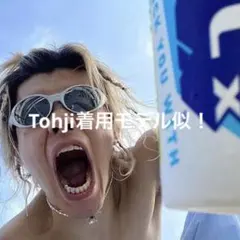 Tohji着用似！ y2k スポーツサングラス OAKLEY似 opium