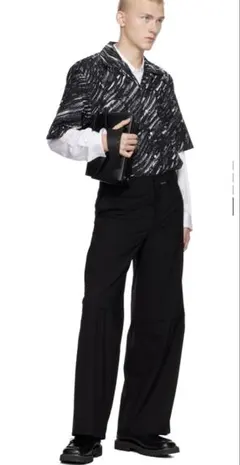 MARNI スラックス 44 ブラック　マルニ　トラウザーズのサムネイル