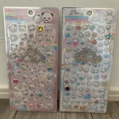 ジュエルプチドロップシール ストーン付き　もちもちぱんだ　あわわちゃん　セット