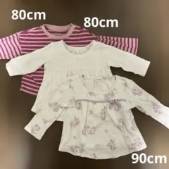 SENSE OF WONDER花柄長袖UNIQLOベビー長袖カットソー80〜90