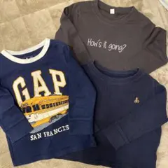 ベビーギャップ　ロンT　95　バースデイロンT　90 3点セット