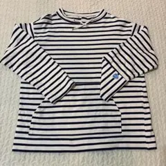 ORCIVAL ホワイト×ネイビー バスクシャツsize1ボーダー