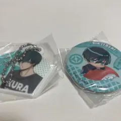 ブルーロック 糸師 凛 くら寿司コラボ 缶バッジ キーホルダー