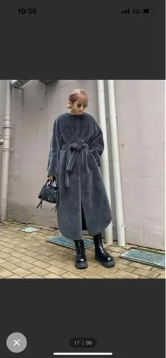 Ameri VINTAGE MANY WAY USEFUL BOA COAT