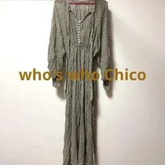 本日限定価格‼︎who's who Chico 花柄　ワンピース　春夏のサムネイル