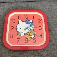 ハローキティ レトロ掛け時計