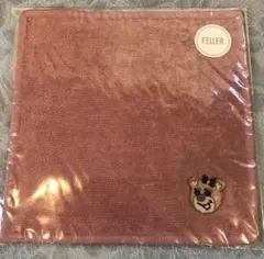 FEILER フェイラーハンカチ テディ　くま ラブラリー バイ ピンク