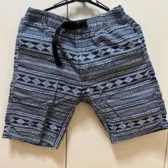 GU ハーフパンツ S ネイビー　青