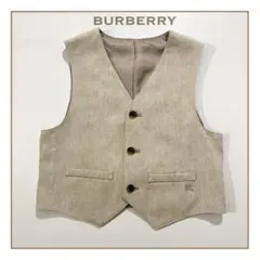 早い者勝ち！【美品 】BURBERRY バーバリー ベスト 110A ベージュ