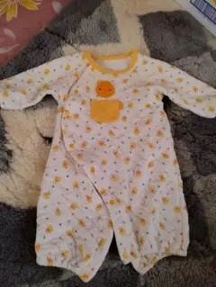 カバーオール　ロンパース　50 60 70 綿100%　中綿入り　秋冬用　新生児