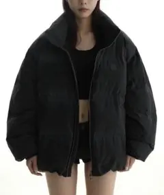 【MASONPRINCE】ハイネックパデッドボリュームジャケット　Sサイズ