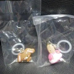 【新品未開封】サンリオ　ゆるっとめじるしアクセサリー　くろうさ　マロンクリーム