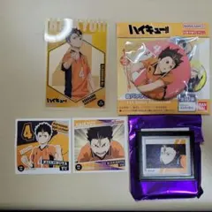 ハイキュー 西谷夕 ステッカー 缶バッジ セットバラ売り️⭕️