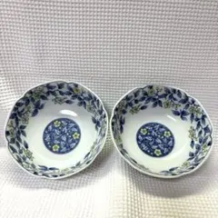 花柄 中鉢 2個セット　たち吉