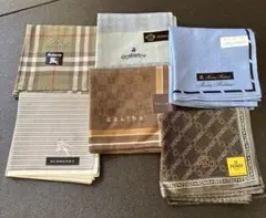 バーバリー　FENDI他ハンカチセット②