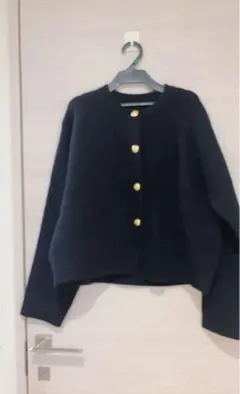 Arpege story 金ボタンFURニットジャケット