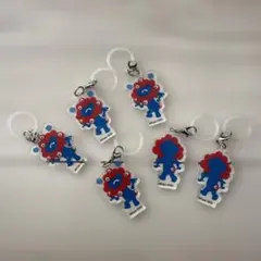 2025 大阪関西万博　ミャクミャクめじるしチャーム6個セット