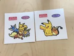 ポケモンパン/デコキャラシール/ピカチュウ/デデンネ/ブースター/シール