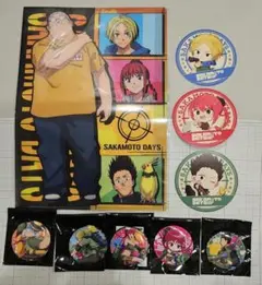 SAKAMOTO DAYS クリアファイルと缶バッジとコースターセット