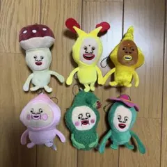 こびとづかん　チェーンホルダー　6体セット