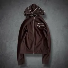 00s archive 変形 ギミック ジップ パーカー y2k 平成 グランジ