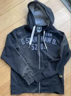 美品　G-Star RAW ブラックパーカー メンズL