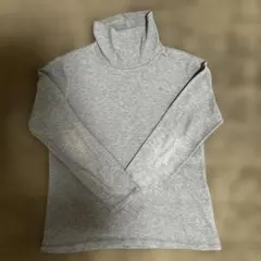 UNIQLOレディースフリースグレー 長袖 タートルネック XL