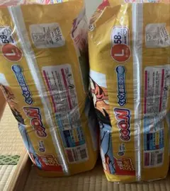 グーン オムツ Lサイズ パンツ 58枚 2パック 計116枚