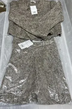 Darich ブラウン　セットアップ　フリーサイズ　ジャケット　スカート