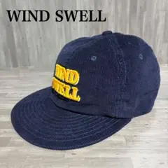 美品 WIND SWELL ダークネイビー コーデュロイ キャップのサムネイル