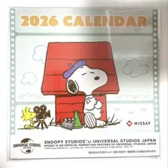 2026年 ニッセイ　スヌーピー 卓上カレンダー