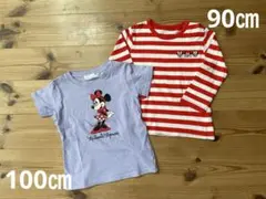 UNIQLO ミニーちゃん　ロンT 90㎝ Tシャツ　100㎝