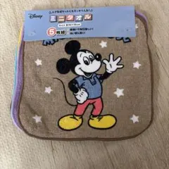 Disney ミッキー ミニタオル 5枚組 16×16cmのサムネイル